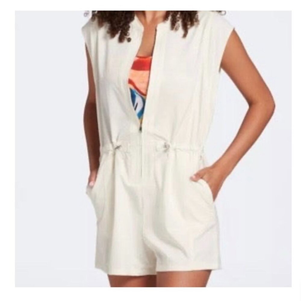 CALIA by Carrie Underwood NWT Sz XXL Smudge Sage Women's Soft Utility Romper